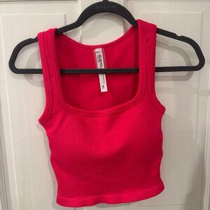 AS Revival ribbed crop tank top